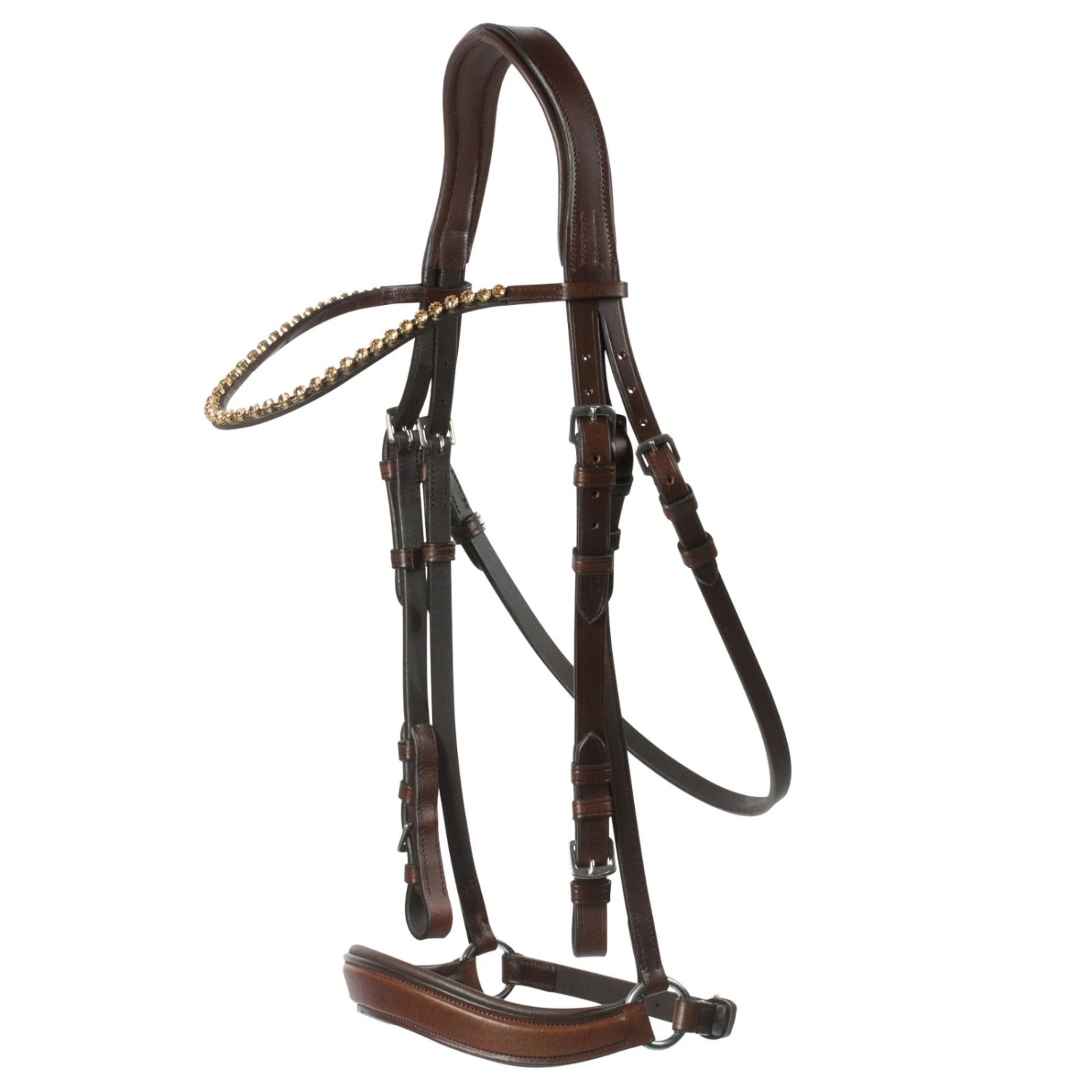 Horze Positano Anatomische Hannoveranische Trense 5 Horze Positano Anatomische Hannoveranische Trense – Bild 5