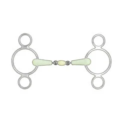 Horze 3-Ring-Wassertrense, Doppelt Gebrochen