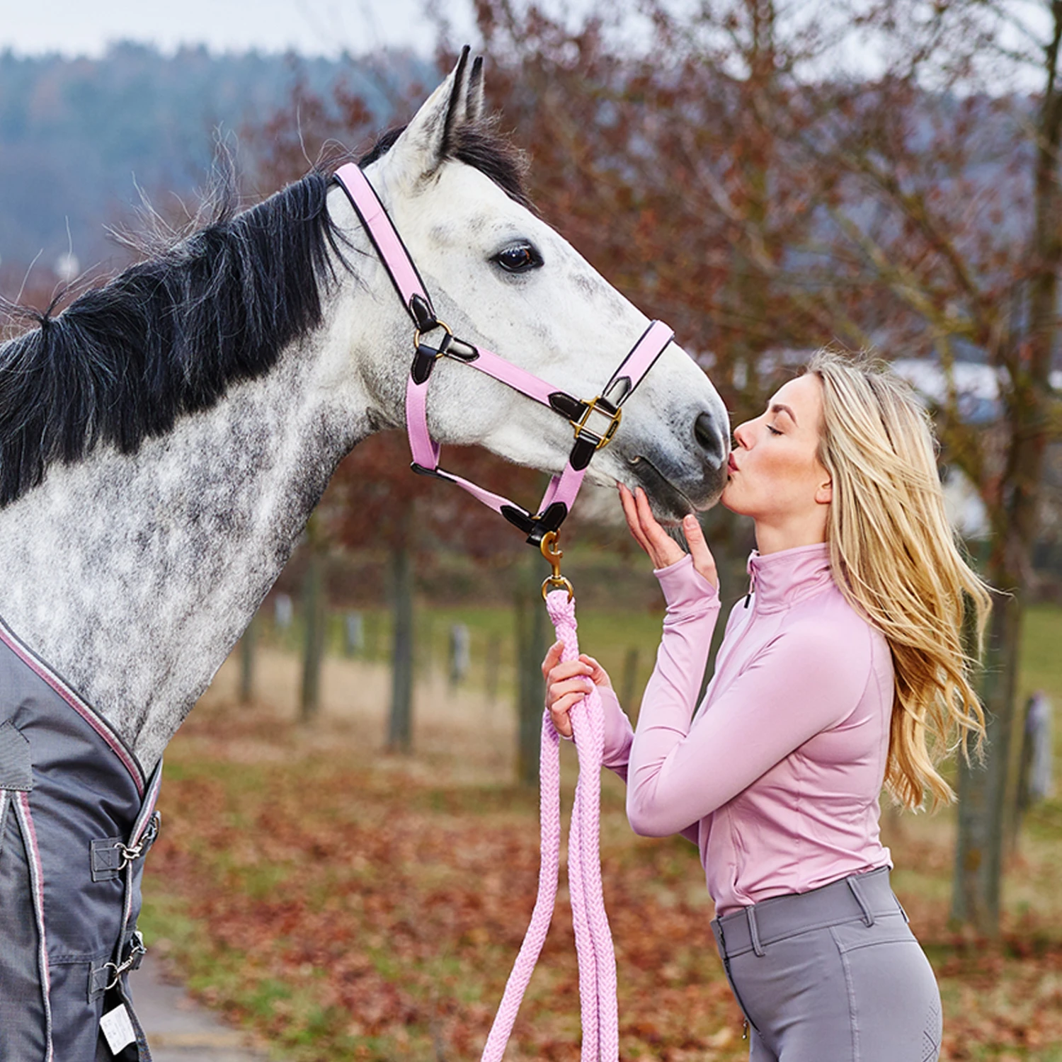 Horze Halfter Mit Lederdetails 15 Horze Halfter Mit Lederdetails – Bild 15