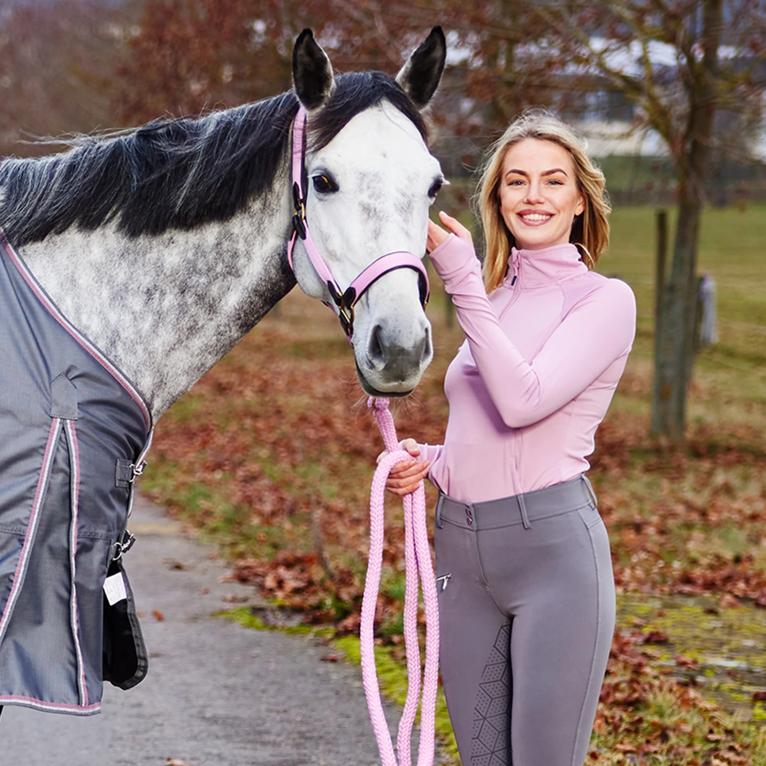 Horze Halfter Mit Lederdetails 16 Horze Halfter Mit Lederdetails – Bild 16