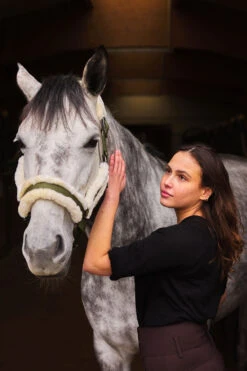 Horze Marquess Halfter Mit Kunstfellfutter -Horze Verkaufsgeschäft 22314 BOGR 3