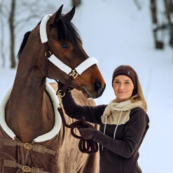 Horze Lincoln Halfter Mit Kunstfell -Horze Verkaufsgeschäft 22326 DBR OWH 2