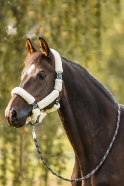 Horze Leighton Teens Collection Halfter Mit Kunstfell -Horze Verkaufsgeschäft 22342 udgr 04