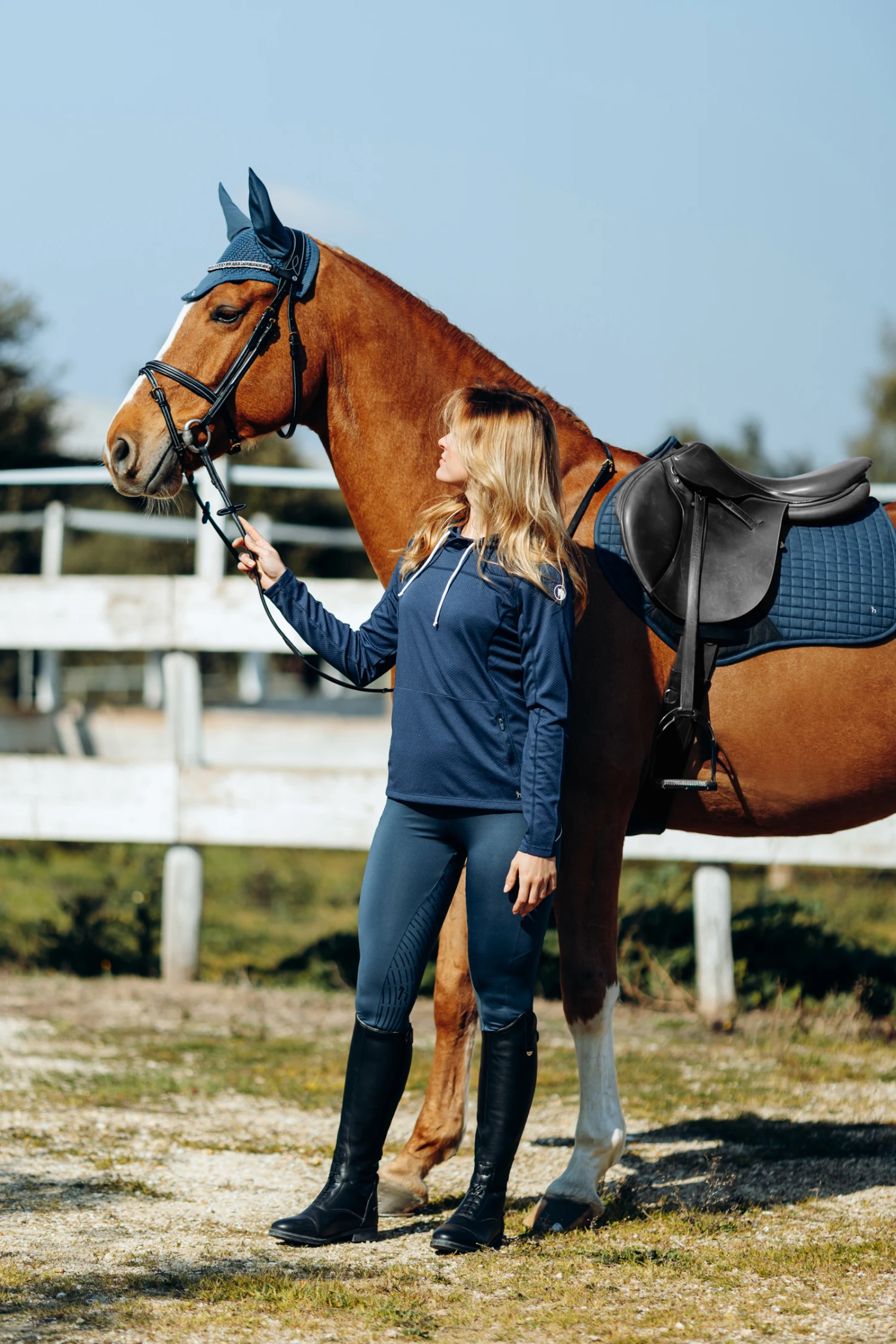 Horze Kühlende Fliegenhaube 11 Horze Kühlende Fliegenhaube – Bild 11