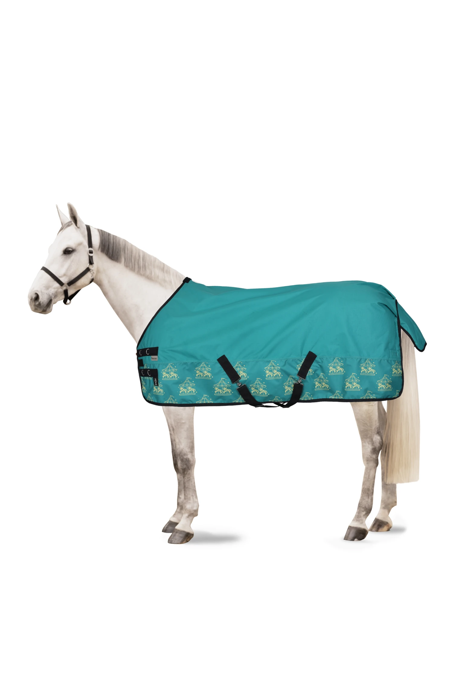 Horze Magic Carousel Pony Weidedecke Mit Fleece-Futter 1 Horze Magic Carousel Pony Weidedecke Mit Fleece-Futter
