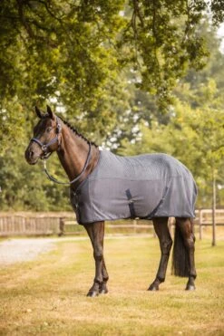 Horze Victoria Fleecedecke Mit Logoprint -Horze Verkaufsgeschäft 24440 ikb 04