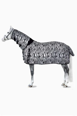 Horze Defender Fliegendecke Mit Festem Halsteil -Horze Verkaufsgeschäft 24844 zebra 01