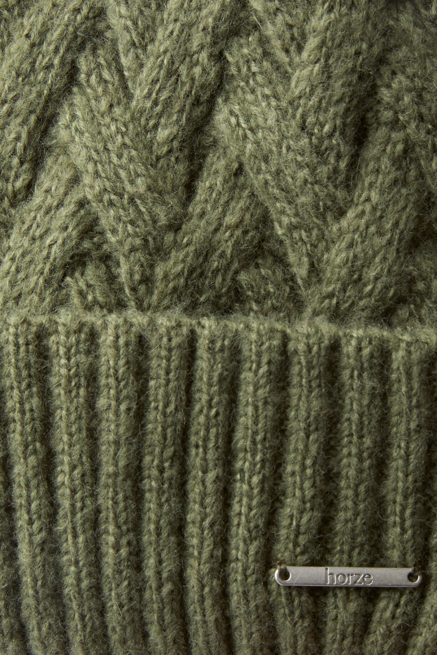 Horze Raya Mütze In Zopfstrickmuster Mit Fleecefutter 2 Horze Raya Mütze In Zopfstrickmuster Mit Fleecefutter – Bild 2