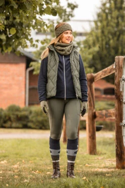 Horze Raya Schlauchschal In Zopfstrickmuster Mit Fleecefutter -Horze Verkaufsgeschäft 30850 bkgr 02