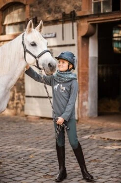 Horze Leighton Teens Gestrickter Loopschal -Horze Verkaufsgeschäft 30855 udgr 03