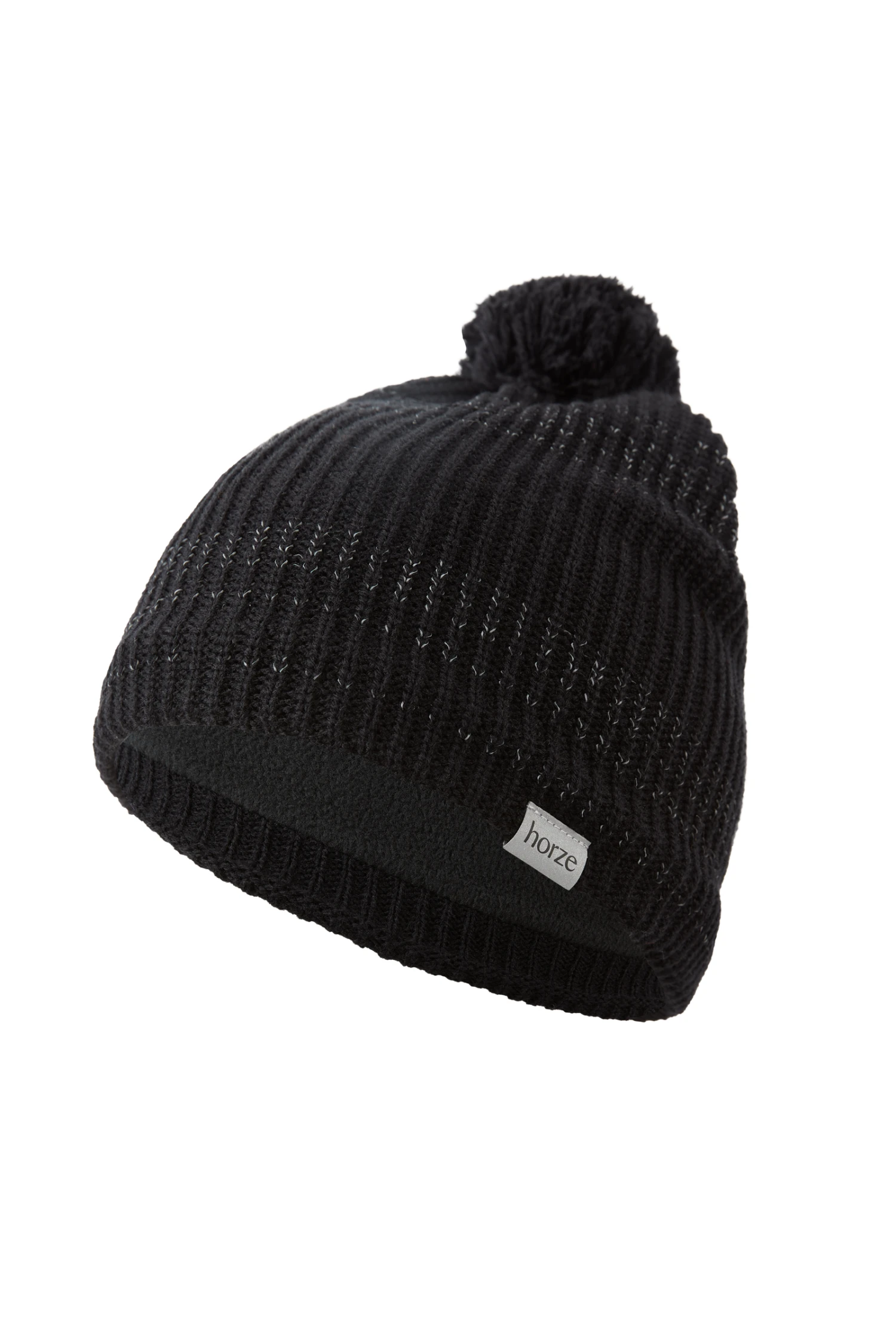 Horze Luminox Reflektierende Strickmütze Mit Bommel 1 Horze Luminox Reflektierende Strickmütze Mit Bommel