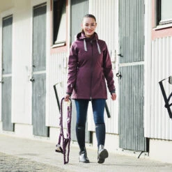 Horze Freya Lange Damen Softshelljacke -Horze Verkaufsgeschäft 33154 PRPU 4