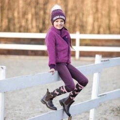 Horze Landry Kinder Fleece Reitjacke -Horze Verkaufsgeschäft 33453 ATPU 4
