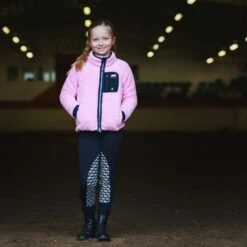 Horze Landry Kinder Fleece Reitjacke -Horze Verkaufsgeschäft 33453 LLPU 3