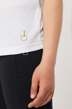 Horze Christel Kinder Turniershirt Mit Kurzarm Und Rüschen -Horze Verkaufsgeschäft 33527 WH 9