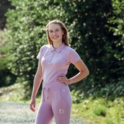 Horze Amy Damen Kurzarm-Poloshirt Mit Baumwollstretch -Horze Verkaufsgeschäft 33536 DWPU 4