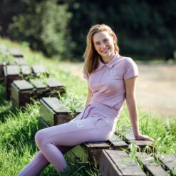 Horze Amy Damen Kurzarm-Poloshirt Mit Baumwollstretch -Horze Verkaufsgeschäft 33536 DWPU 5