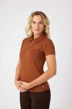 Horze Amy Damen Kurzarm-Poloshirt Mit Baumwollstretch -Horze Verkaufsgeschäft 33536 rbbr 02