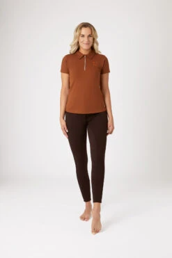 Horze Amy Damen Kurzarm-Poloshirt Mit Baumwollstretch -Horze Verkaufsgeschäft 33536 rbbr 03