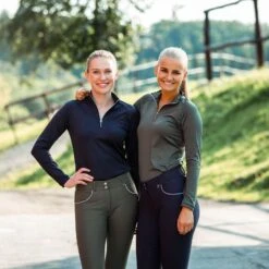 Horze Carolina Damen Langarm-Trainingsshirt -Horze Verkaufsgeschäft 33538 BKGR 6