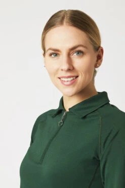 Horze Tiana Damen Poloshirt Mit Langen Ärmeln -Horze Verkaufsgeschäft 33556 MVGR 6