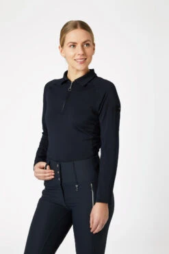 Horze Tiana Damen Poloshirt Mit Langen Ärmeln -Horze Verkaufsgeschäft 33556 vdb 03