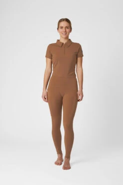 Horze Sagira Damen Trainingshirt Mit Goldener Rückseite -Horze Verkaufsgeschäft 33571 bdbr 04