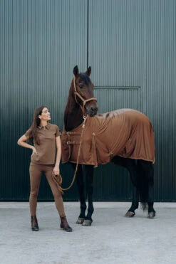Horze Sagira Damen Trainingshirt Mit Goldener Rückseite -Horze Verkaufsgeschäft 33571 bdbr 11
