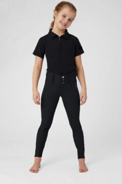 Horze Tiana Kinder Poloshirt Mit Kurzen Ärmeln -Horze Verkaufsgeschäft 33574 vdb 04