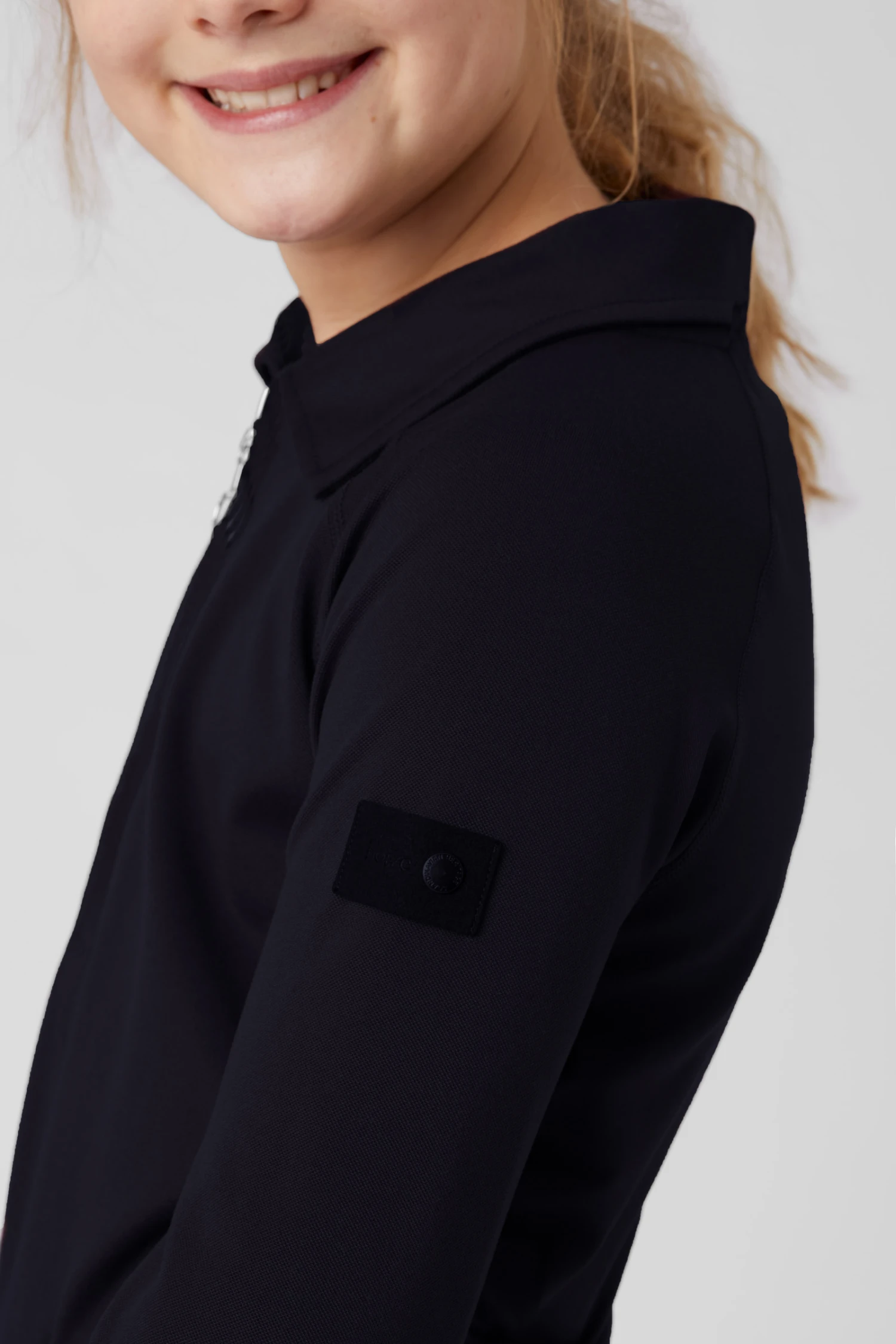 Horze Tiana Kinder Poloshirt Mit Langen Ärmeln 16 Horze Tiana Kinder Poloshirt Mit Langen Ärmeln – Bild 16