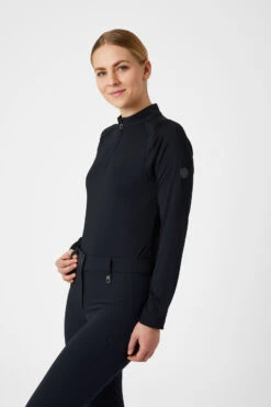 Horze Mia Damen Trainingsshirt Mit Langen Ärmeln Und Mesh-Einsätzen -Horze Verkaufsgeschäft 33578 VDB 3