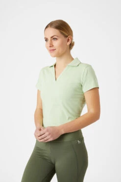 Horze Kia Damen Jersey Poloshirt Mit Rückenprint -Horze Verkaufsgeschäft 33579 FMGR 3