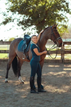 Horze Kia Damen Jersey Poloshirt Mit Rückenprint -Horze Verkaufsgeschäft 33579 RPB 10