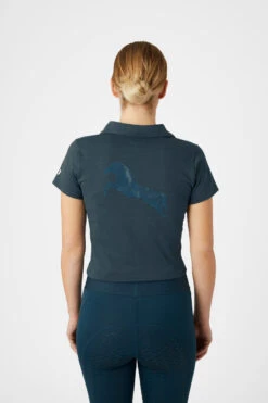 Horze Kia Damen Jersey Poloshirt Mit Rückenprint -Horze Verkaufsgeschäft 33579 RPB 5