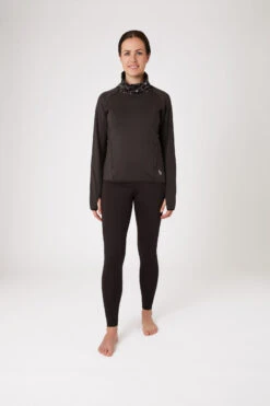 Horze Kaitlin Damen Funktionssweatshirt Mit Blumenkragen -Horze Verkaufsgeschäft 33595 AFBR 3