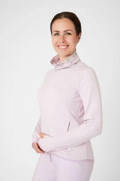 Horze Kaitlin Damen Funktionssweatshirt Mit Blumenkragen -Horze Verkaufsgeschäft 33595 OHPU 2