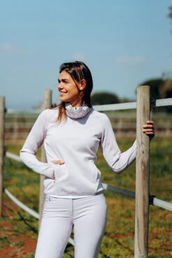 Horze Kaitlin Damen Funktionssweatshirt Mit Blumenkragen -Horze Verkaufsgeschäft 33595 OHPU 7