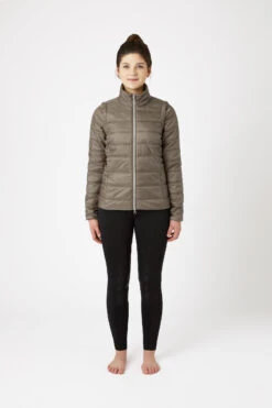 Horze Natalie Damen Reitjacke Mit Abnehmbaren Ärmeln -Horze Verkaufsgeschäft 33601 BKGR 3