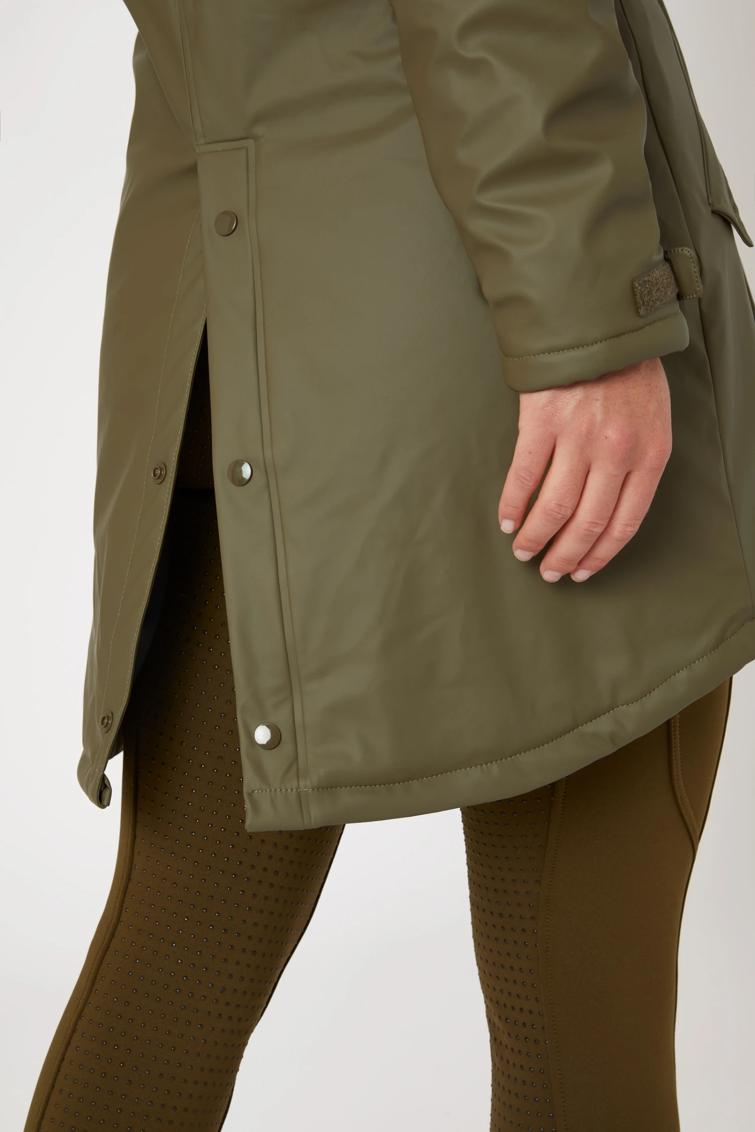 Horze Dania Damen Winter Regenmantel Mit Fleecefutter 5 Horze Dania Damen Winter Regenmantel Mit Fleecefutter – Bild 5