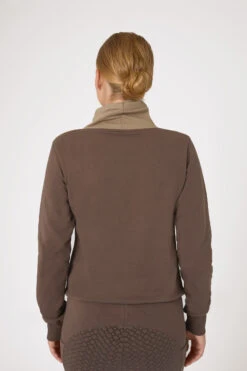 Horze Jade Damen Sweatshirt Mit Hohem Kragen -Horze Verkaufsgeschäft 33709 FRBR CMBR 4