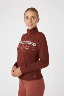 Horze Emily Trainingsshirt Mit Winterprint -Horze Verkaufsgeschäft 33724 rrbr 02