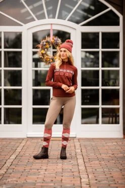 Horze Emily Trainingsshirt Mit Winterprint -Horze Verkaufsgeschäft 33724 rrbr 07