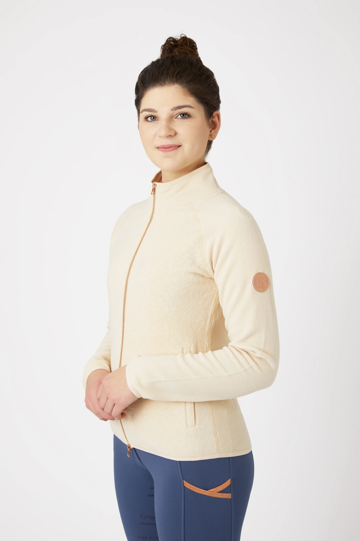 Horze Zelda Damen Fleece Reitjacke 2 Horze Zelda Damen Fleece Reitjacke – Bild 2