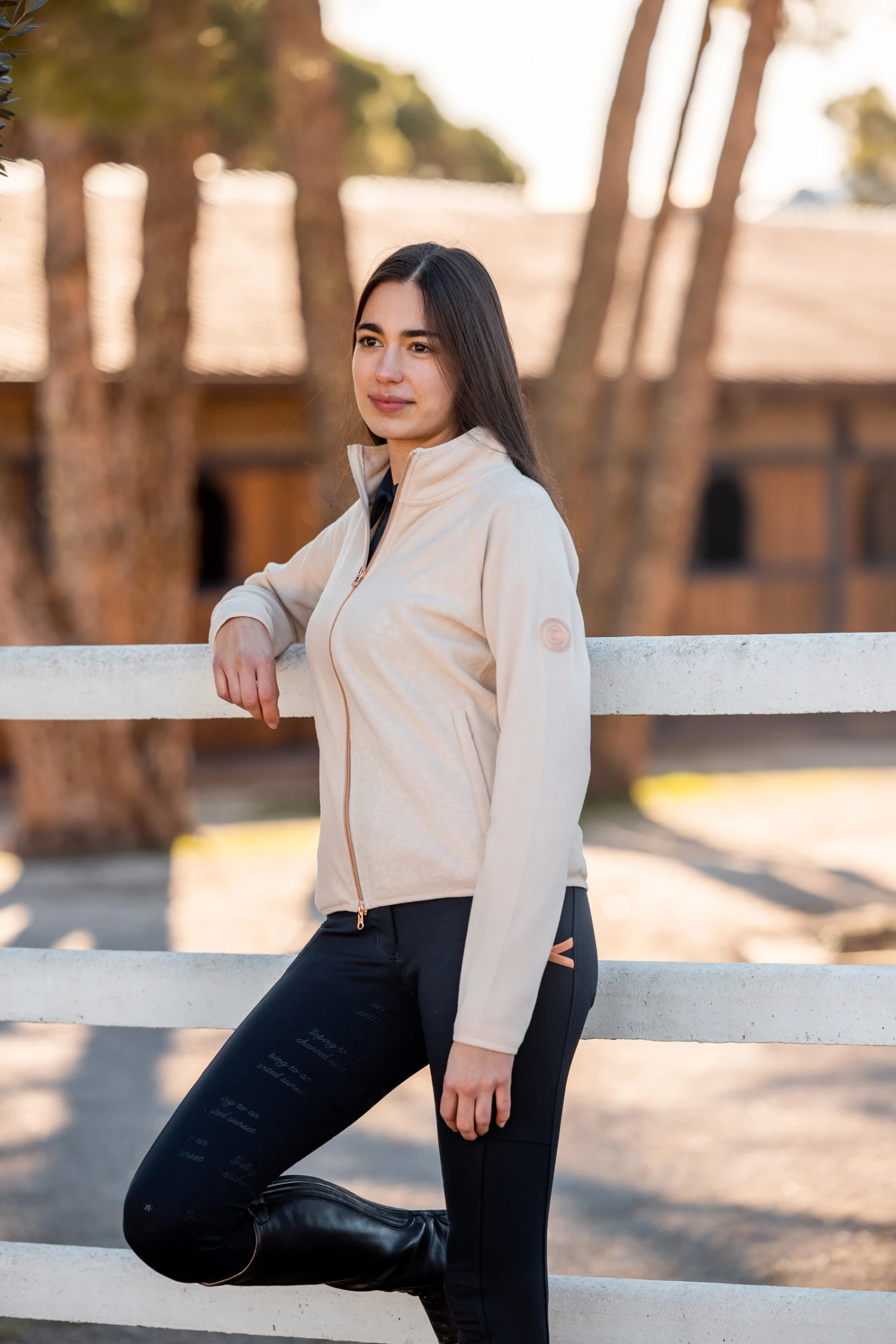 Horze Zelda Damen Fleece Reitjacke 8 Horze Zelda Damen Fleece Reitjacke – Bild 8