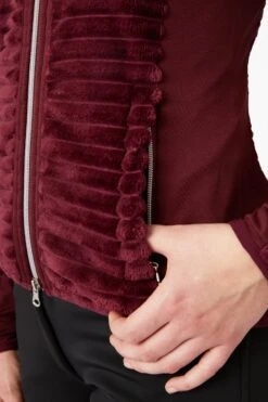 Horze Della Gestreifte Fleece Reitjacke -Horze Verkaufsgeschäft 33742 245 06