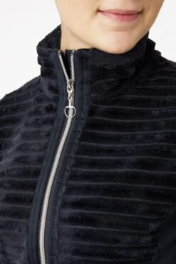 Horze Della Gestreifte Fleece Reitjacke -Horze Verkaufsgeschäft 33742 590 05