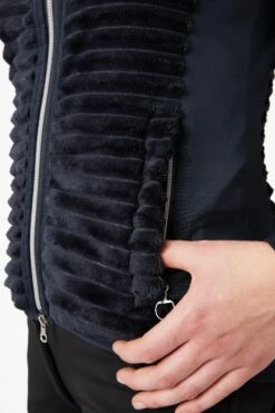Horze Della Gestreifte Fleece Reitjacke -Horze Verkaufsgeschäft 33742 590 06
