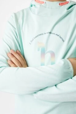 Horze Chloe Kinder Funktions Hoodie Mit Logo Print -Horze Verkaufsgeschäft 33756 615 06