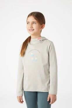 Horze Chloe Kinder Funktions Hoodie Mit Logo Print -Horze Verkaufsgeschäft 33756 705 02