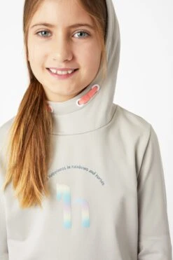 Horze Chloe Kinder Funktions Hoodie Mit Logo Print -Horze Verkaufsgeschäft 33756 705 05